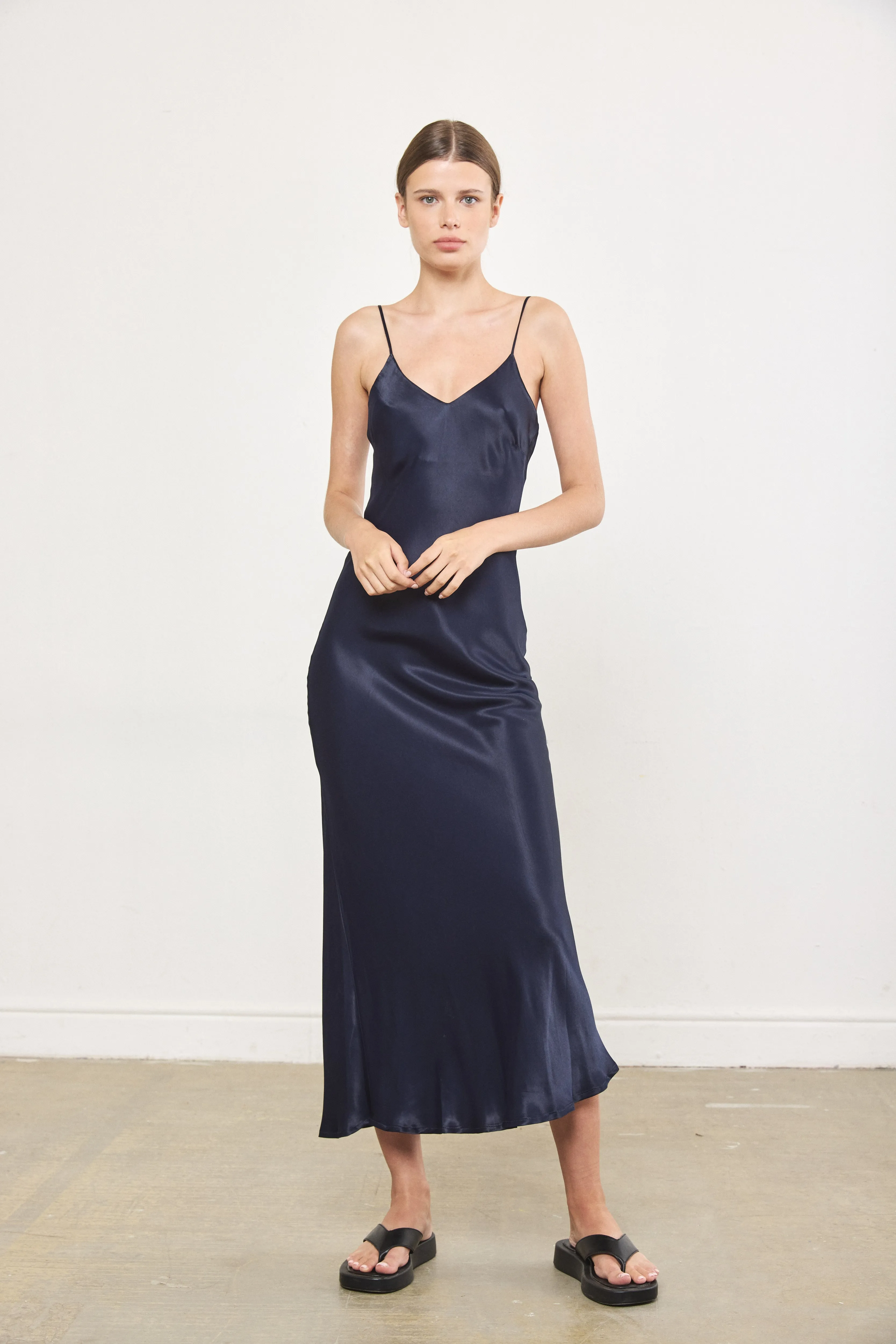 Satin Slip Dress sold by Dé Rococo product image thumbnail 2