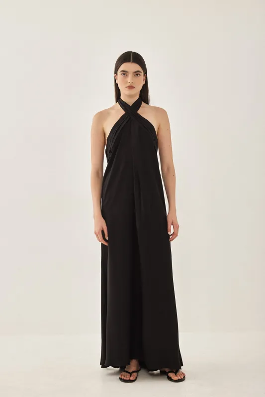 Collar Maxi Dress made by Dé Rococo