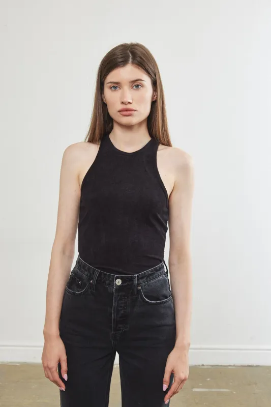 Terry Towel Halter Top made by Dé Rococo