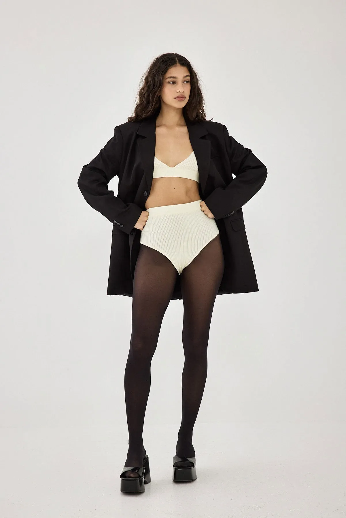 Cozy Triangle Bralette sold by Dé Rococo product image thumbnail 2