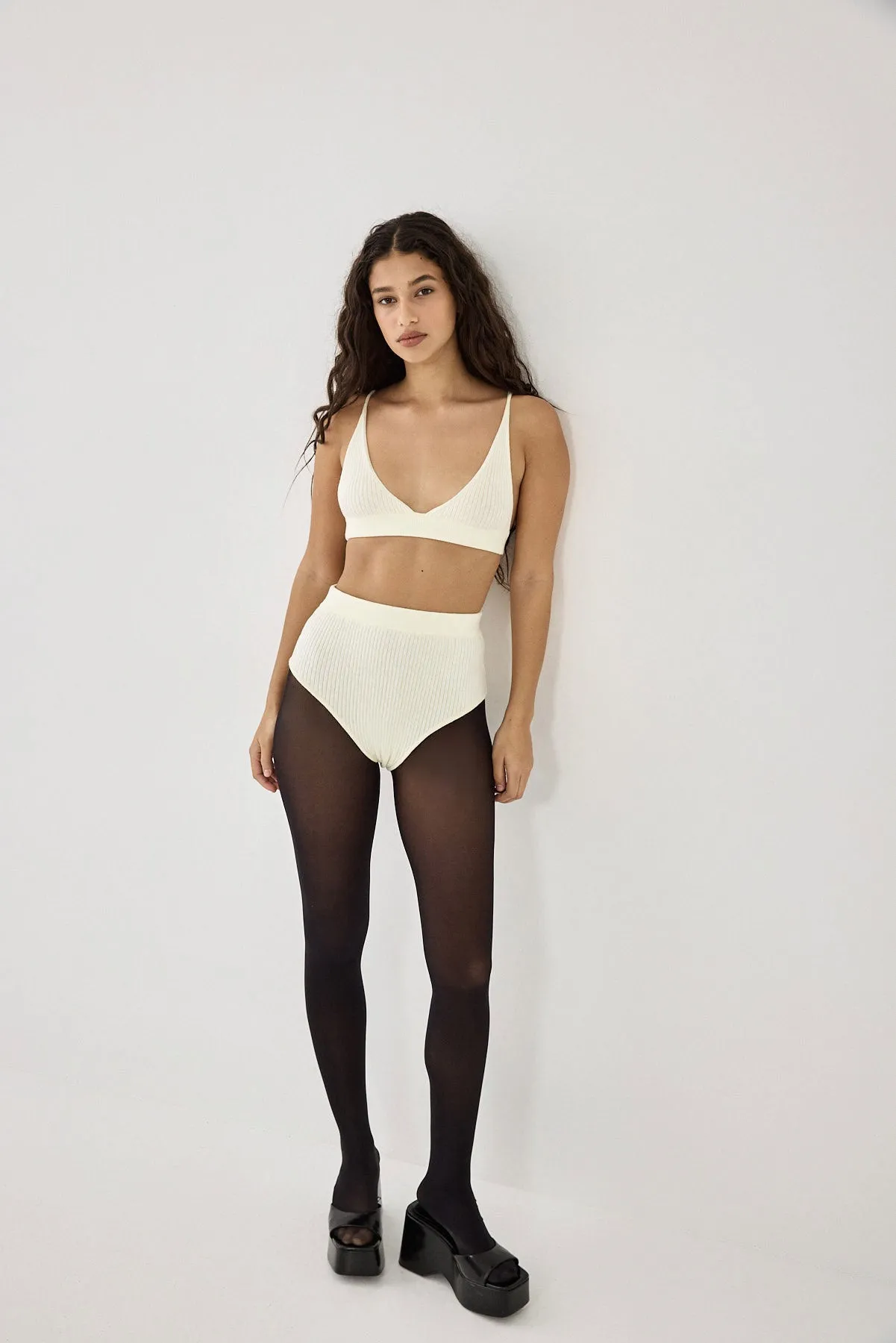 Cozy Triangle Bralette sold by Dé Rococo product image thumbnail 3