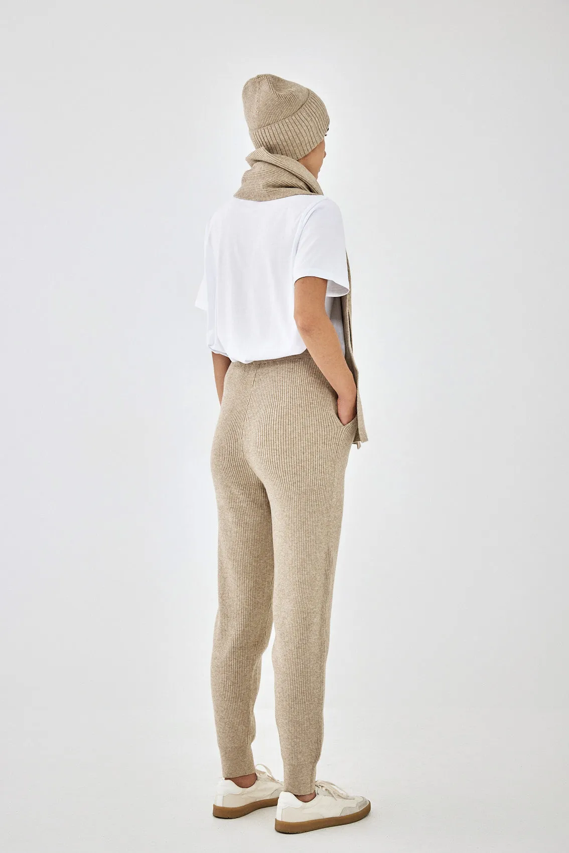 Knitted Ribbed Jogger sold by Dé Rococo product image thumbnail 5