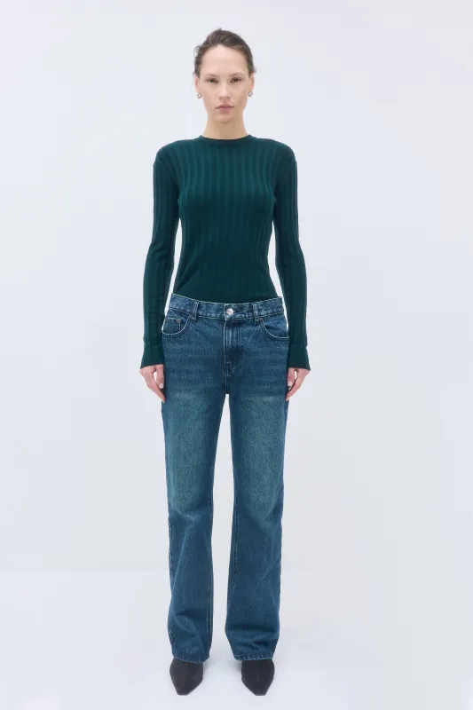 No.11| Mid Rise Full Length Baggy Denim made by Dé Rococo