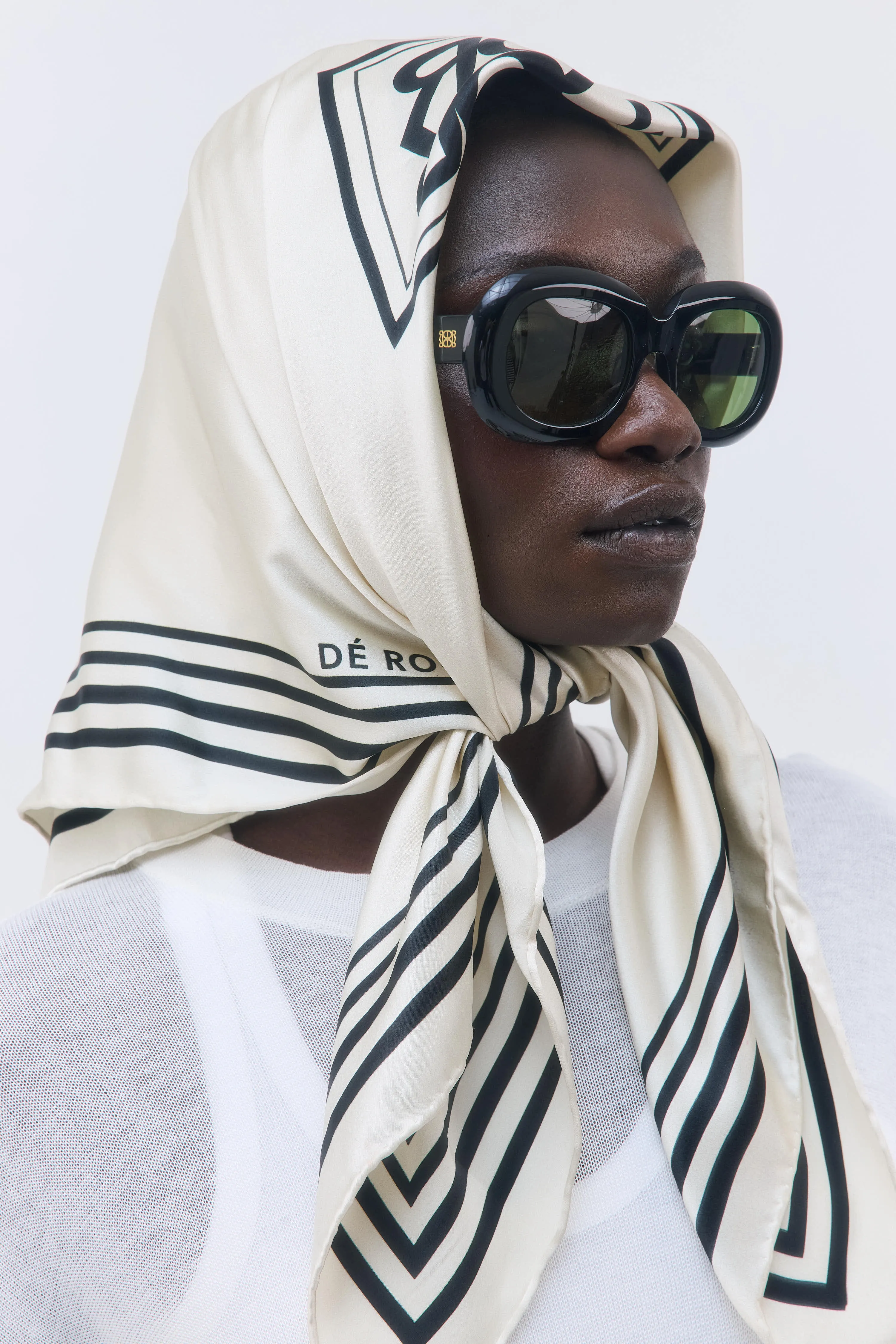Signature Logo Scarf sold by Dé Rococo product image thumbnail 2