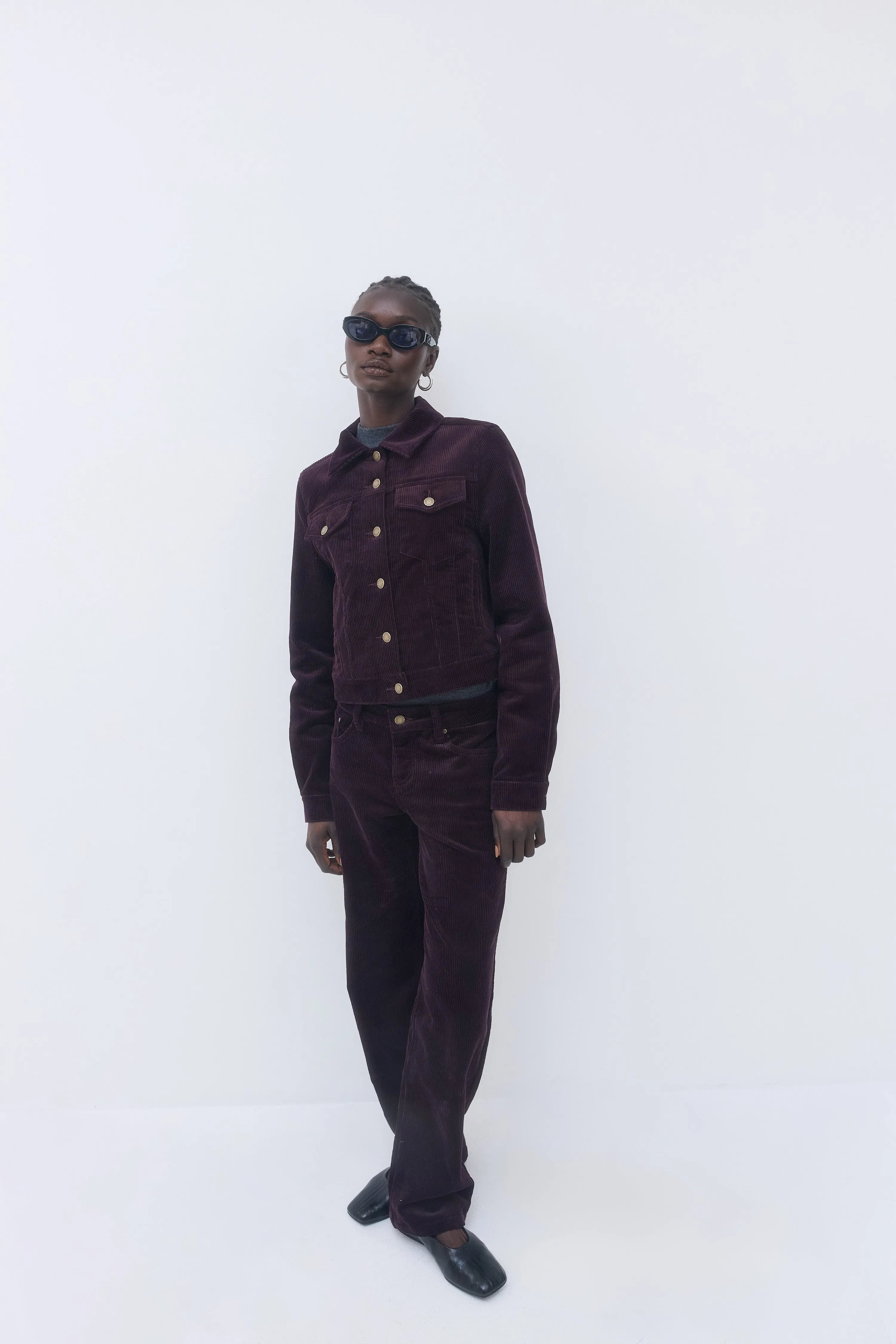Fitted Corduroy Jacket sold by Dé Rococo product image thumbnail 3