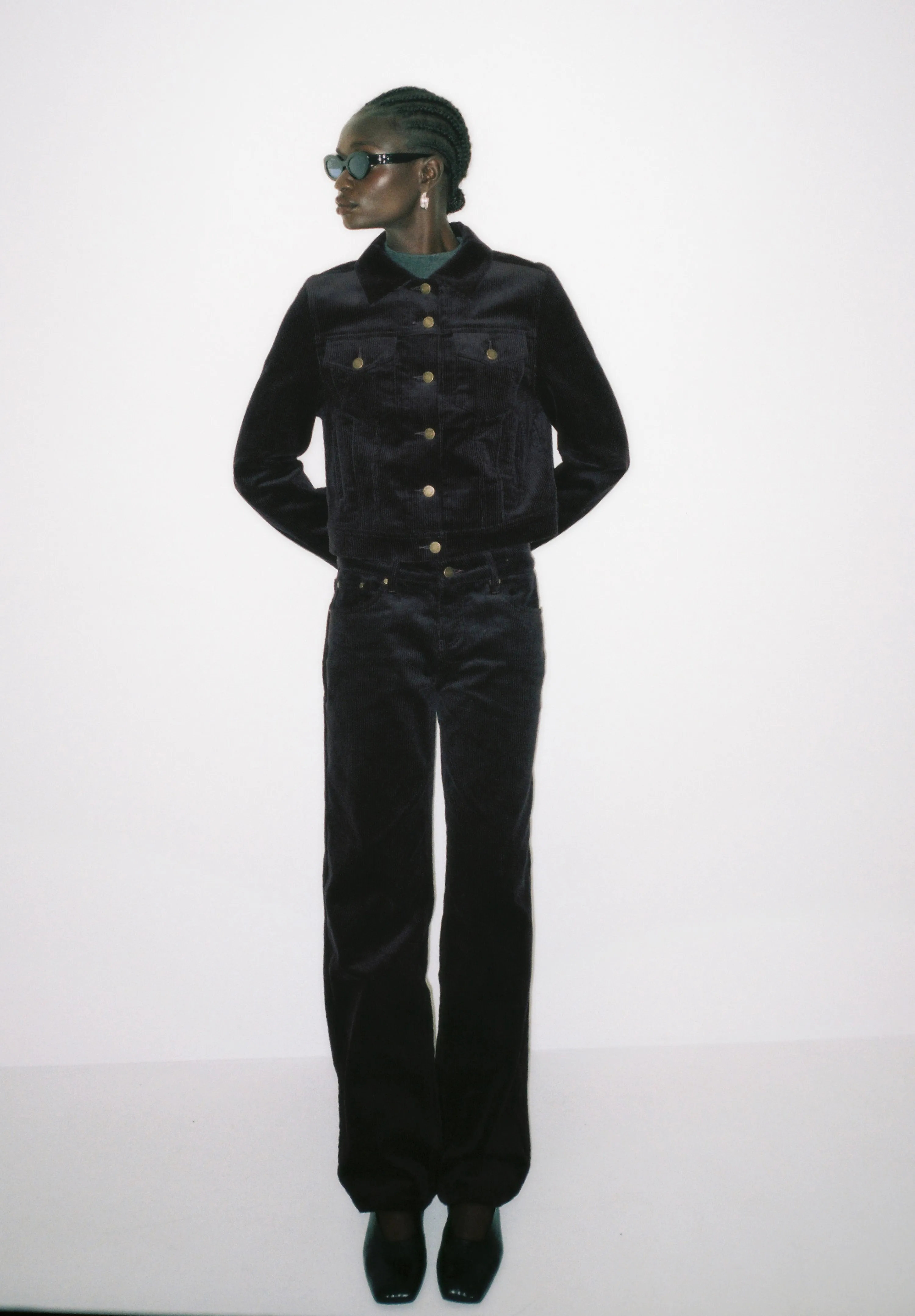 Fitted Corduroy Jacket sold by Dé Rococo product image thumbnail 2
