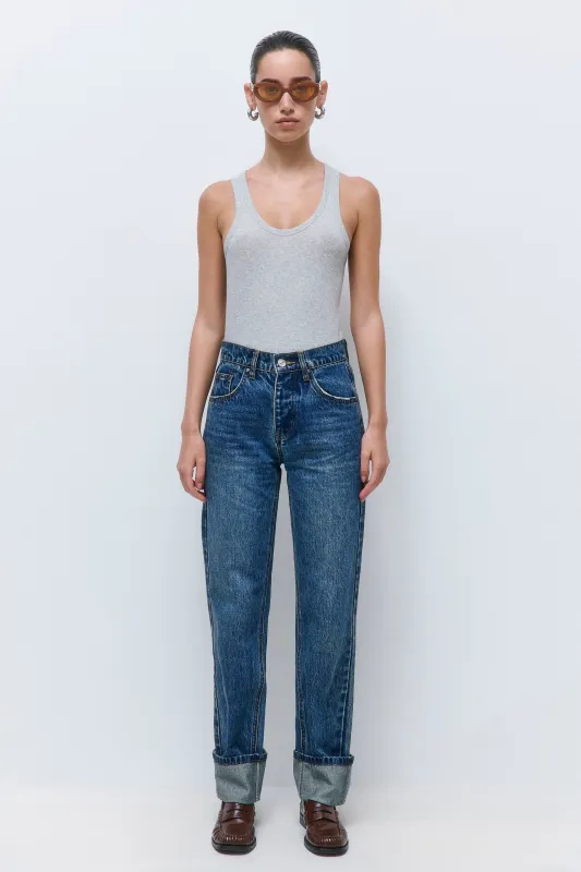 No.16| Mid Waist Straight Denim made by Dé Rococo