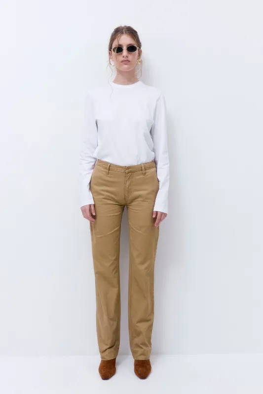 Washed Straight Pants made by Dé Rococo