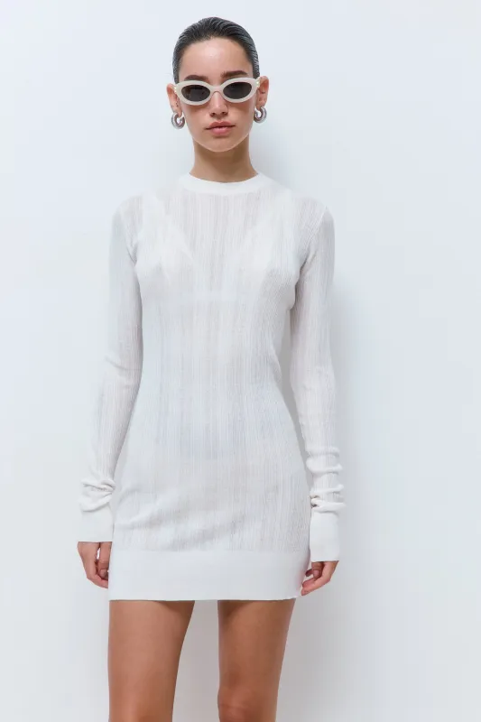 Ribbed Long Sleeve Mini Dress made by Dé Rococo