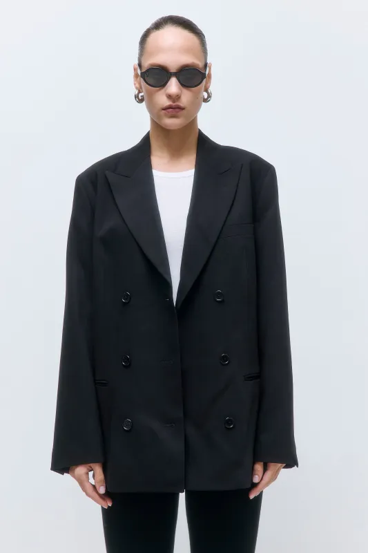 Oversized Double Breasted Daddy Blazer sold by Dé Rococo