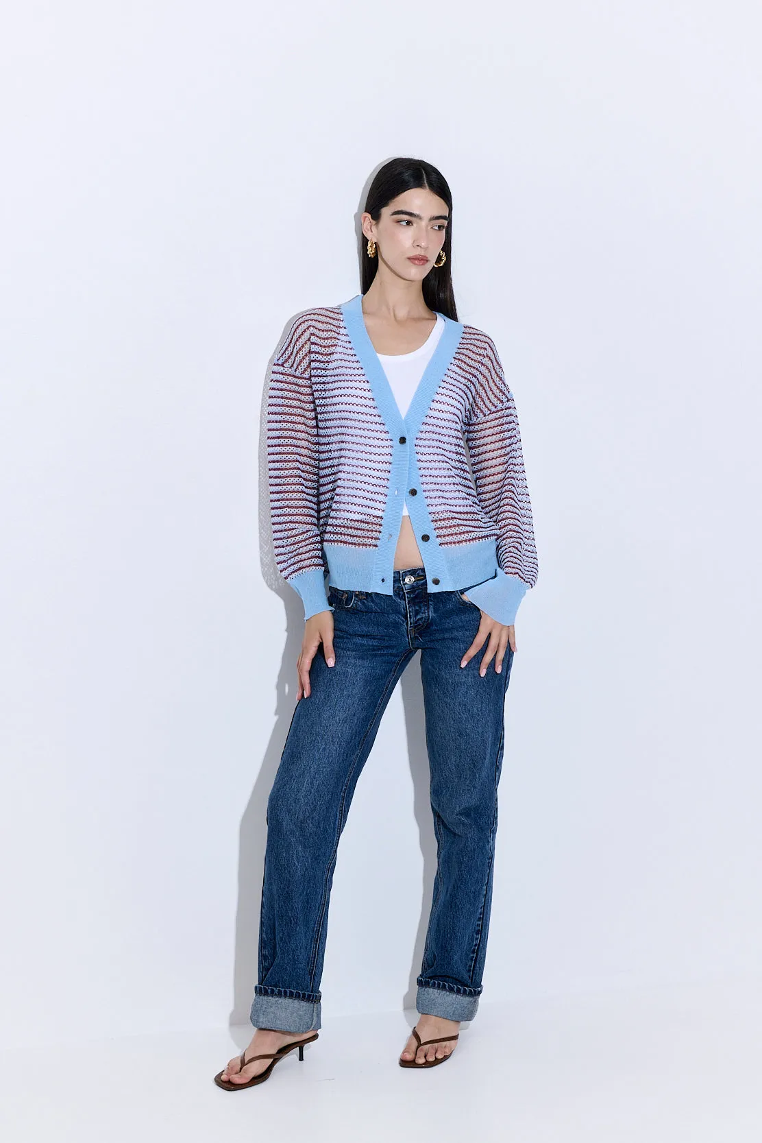 Crochet Cover Up Cardigan sold by Dé Rococo product image thumbnail 3