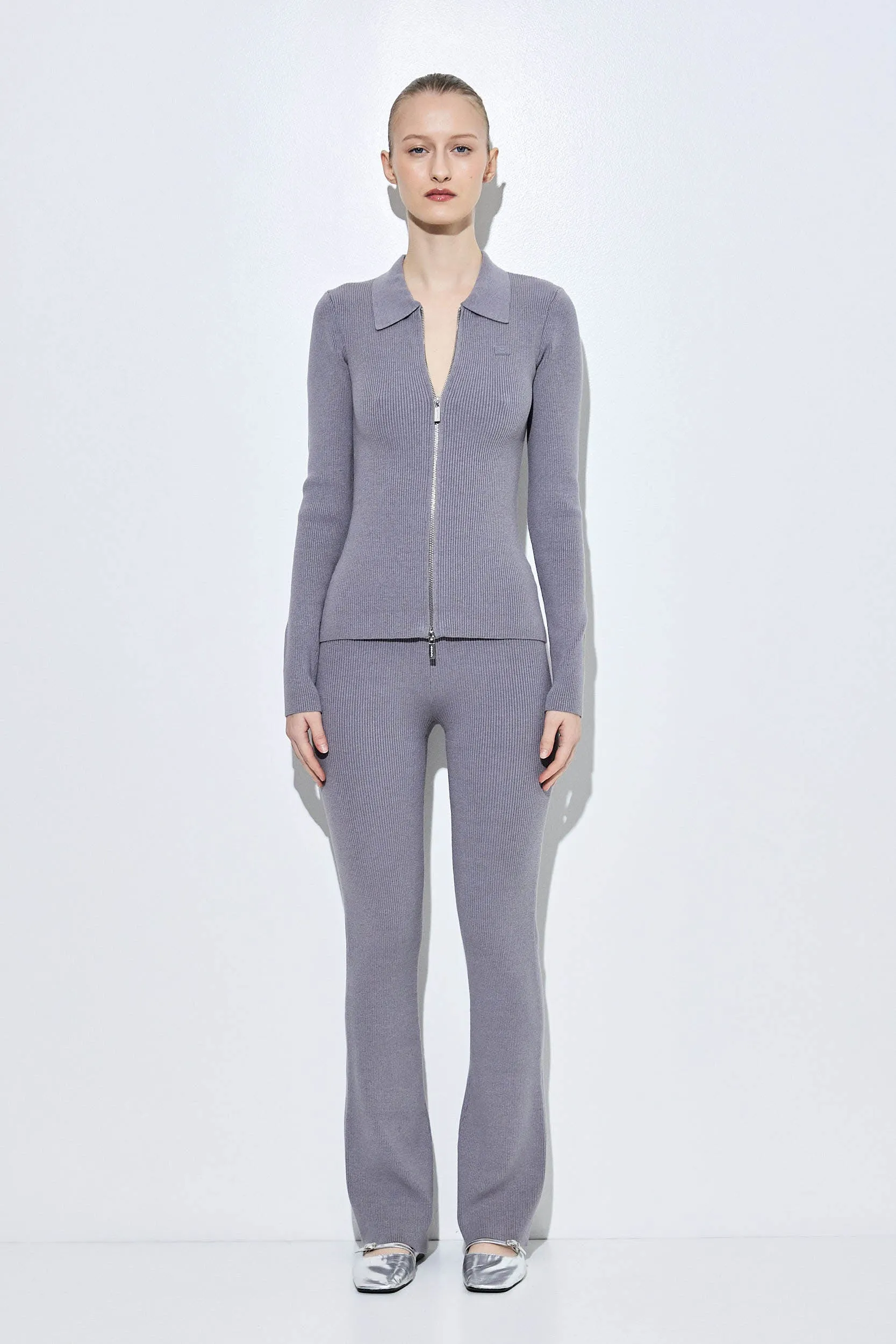 Ribbed Flared Leggings sold by Dé Rococo