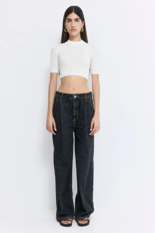 No.12| High Rise Super Wide Denim sold by Dé Rococo