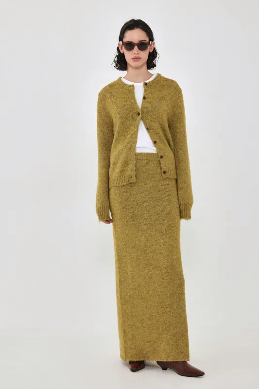 Fuzzy Maxi Skirt made by Dé Rococo