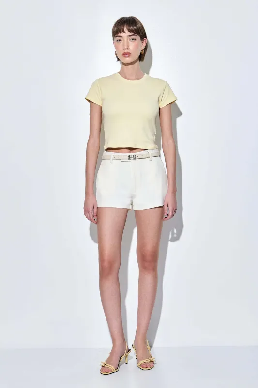 Mid Waisted Tailored Daddy Shorts made by Dé Rococo