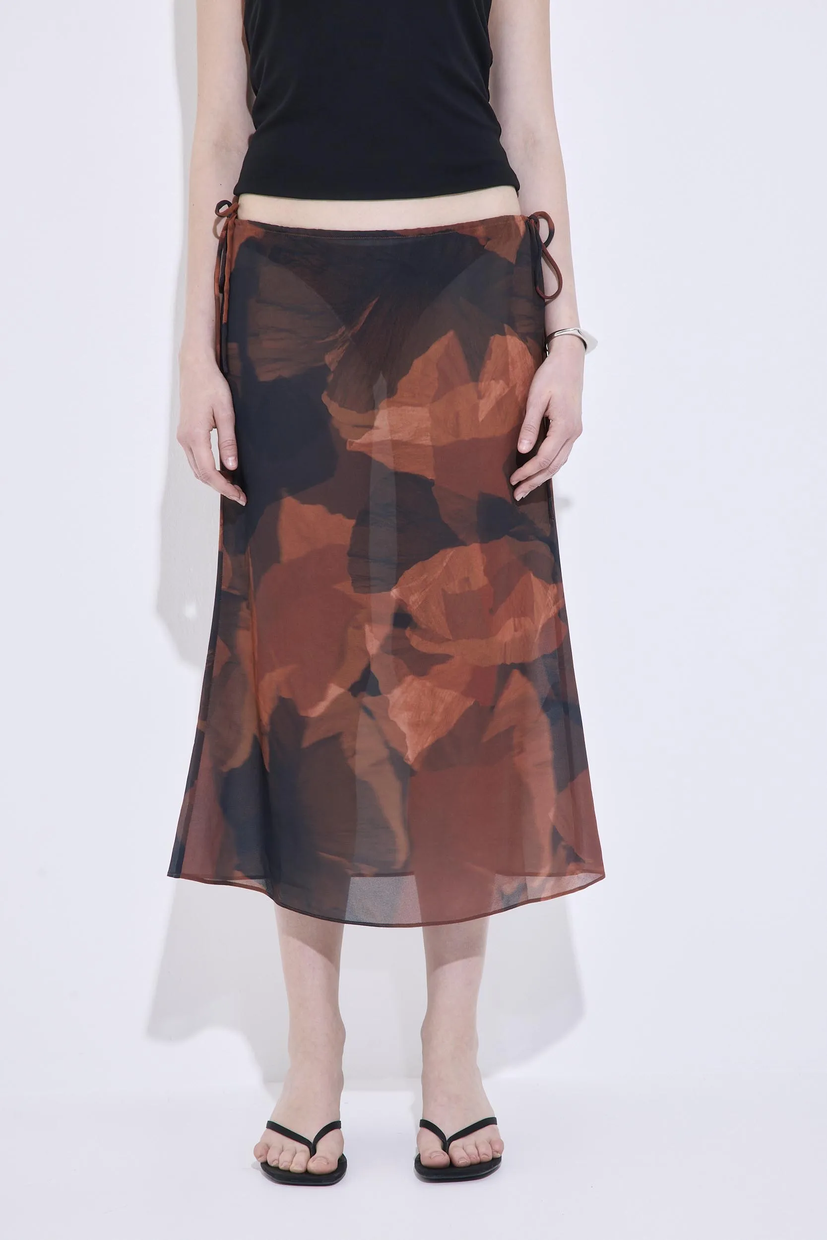 Semi Sheer Midi Skirt sold by Dé Rococo product image thumbnail 2