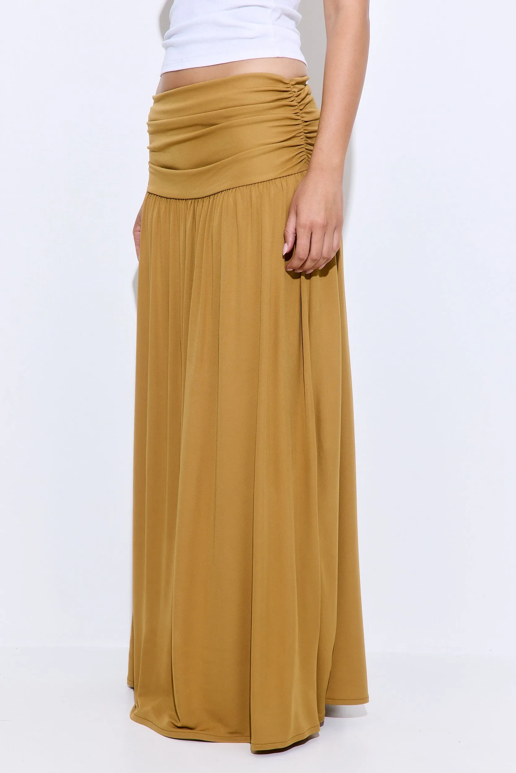 Draped Jersey Maxi Skirt sold by Dé Rococo product image thumbnail 4