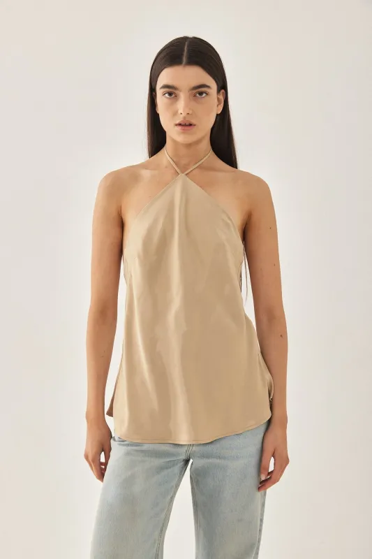 Satin Crossover Cami made by Dé Rococo