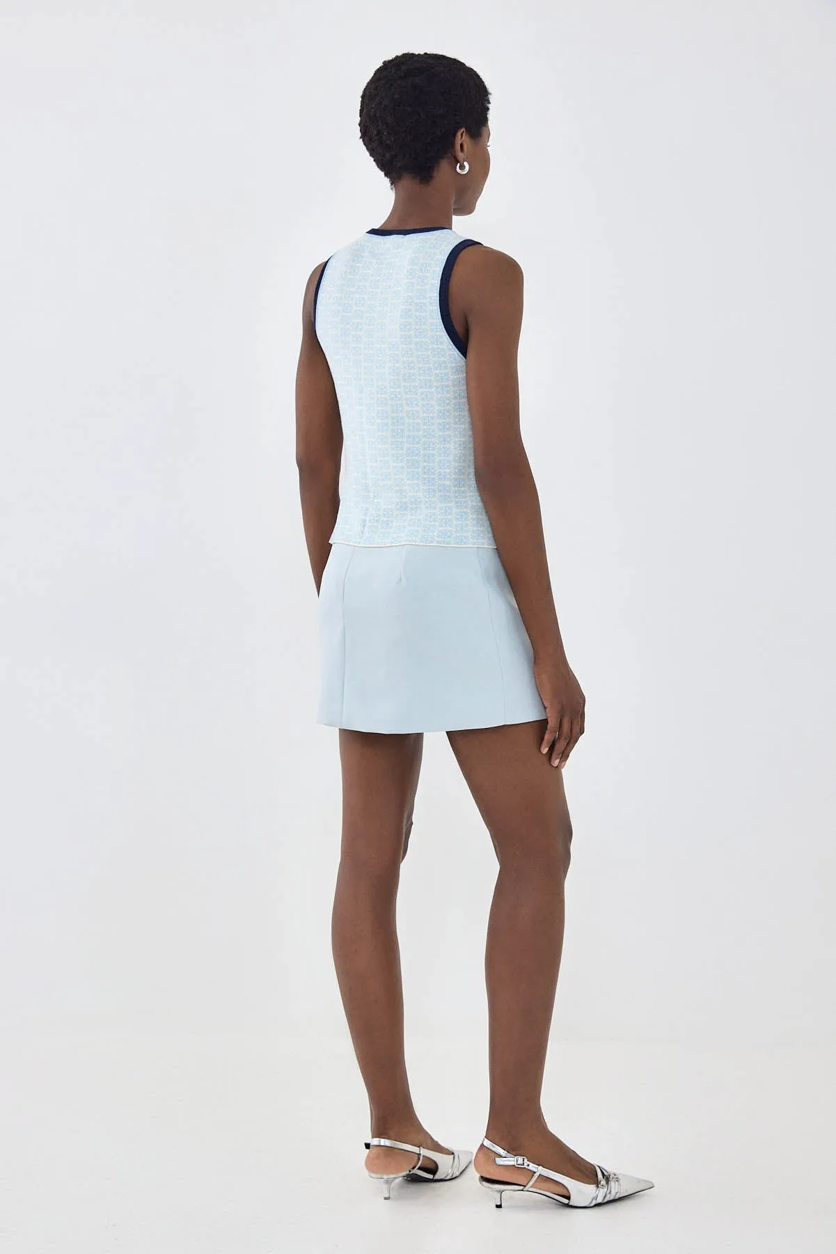 Daddy Slit Mini Skirt sold by Dé Rococo product image thumbnail 5