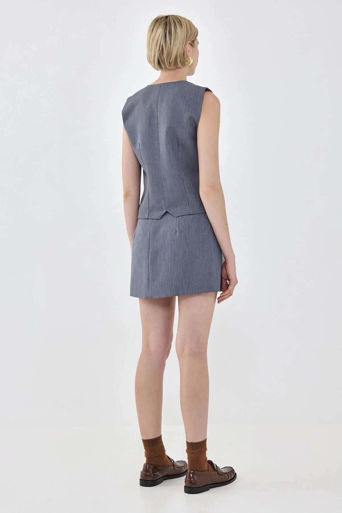 Daddy Slit Mini Skirt sold by Dé Rococo product image thumbnail 5