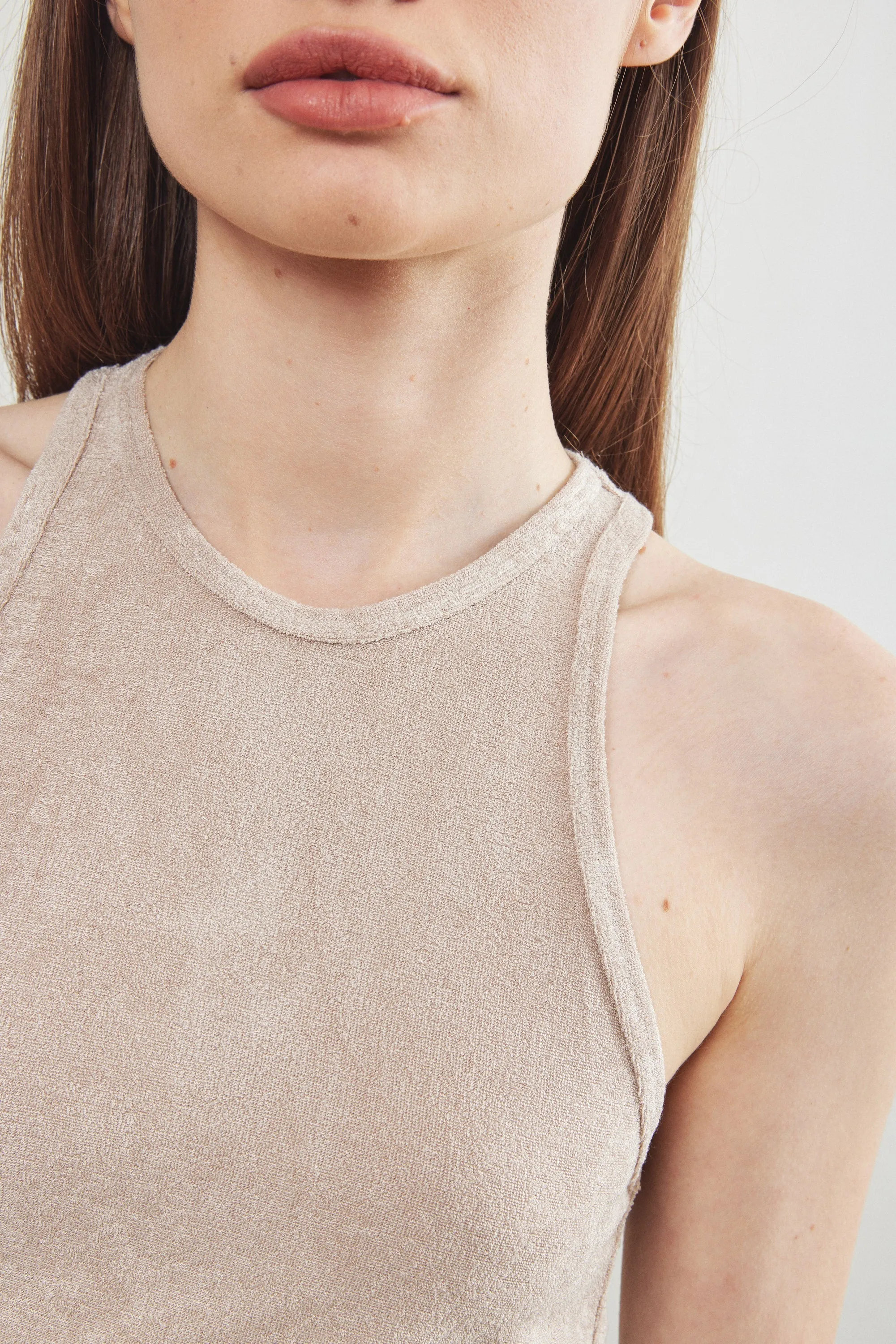 Terry Towel Halter Top sold by Dé Rococo product image thumbnail 3