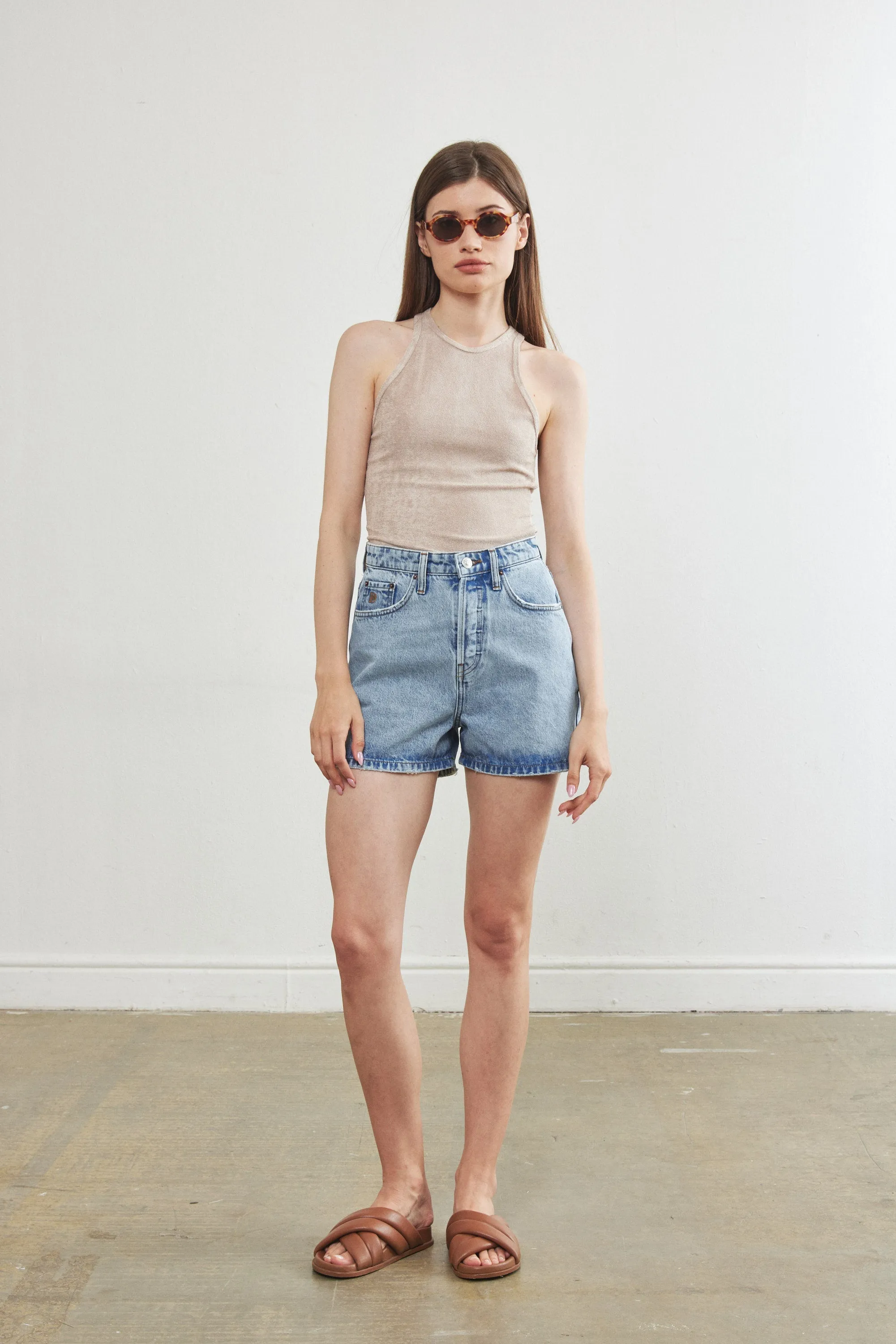 Terry Towel Halter Top sold by Dé Rococo product image thumbnail 2