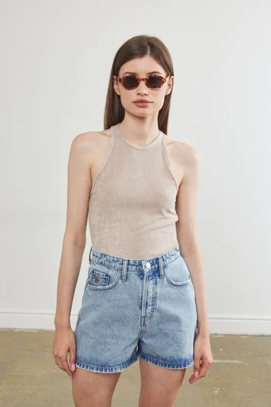 Terry Towel Halter Top made by Dé Rococo