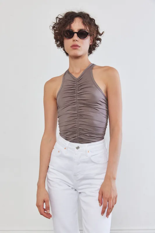 Gathered Soft Jersey Top made by Dé Rococo