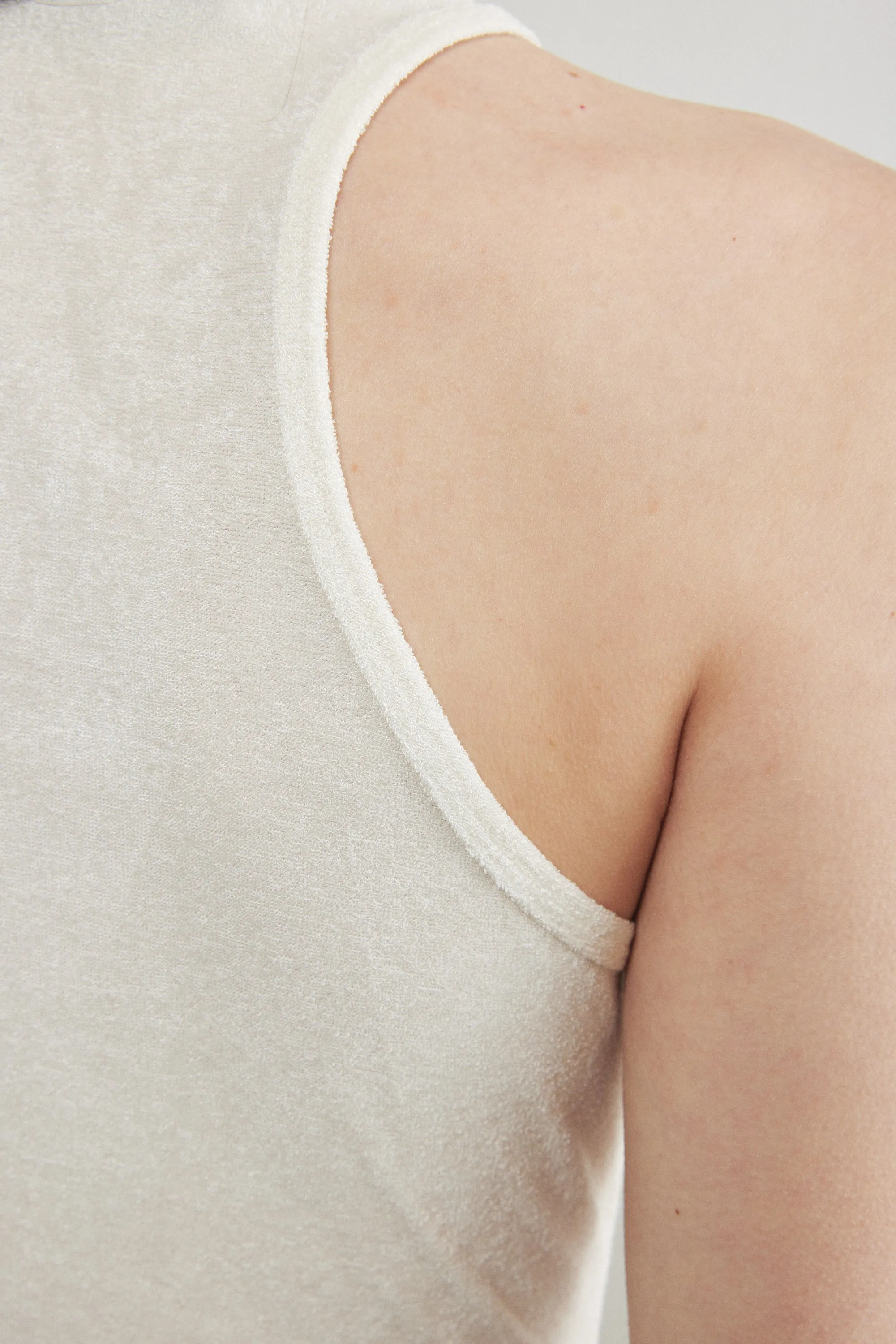 Terry Towel Halter Top sold by Dé Rococo product image thumbnail 5