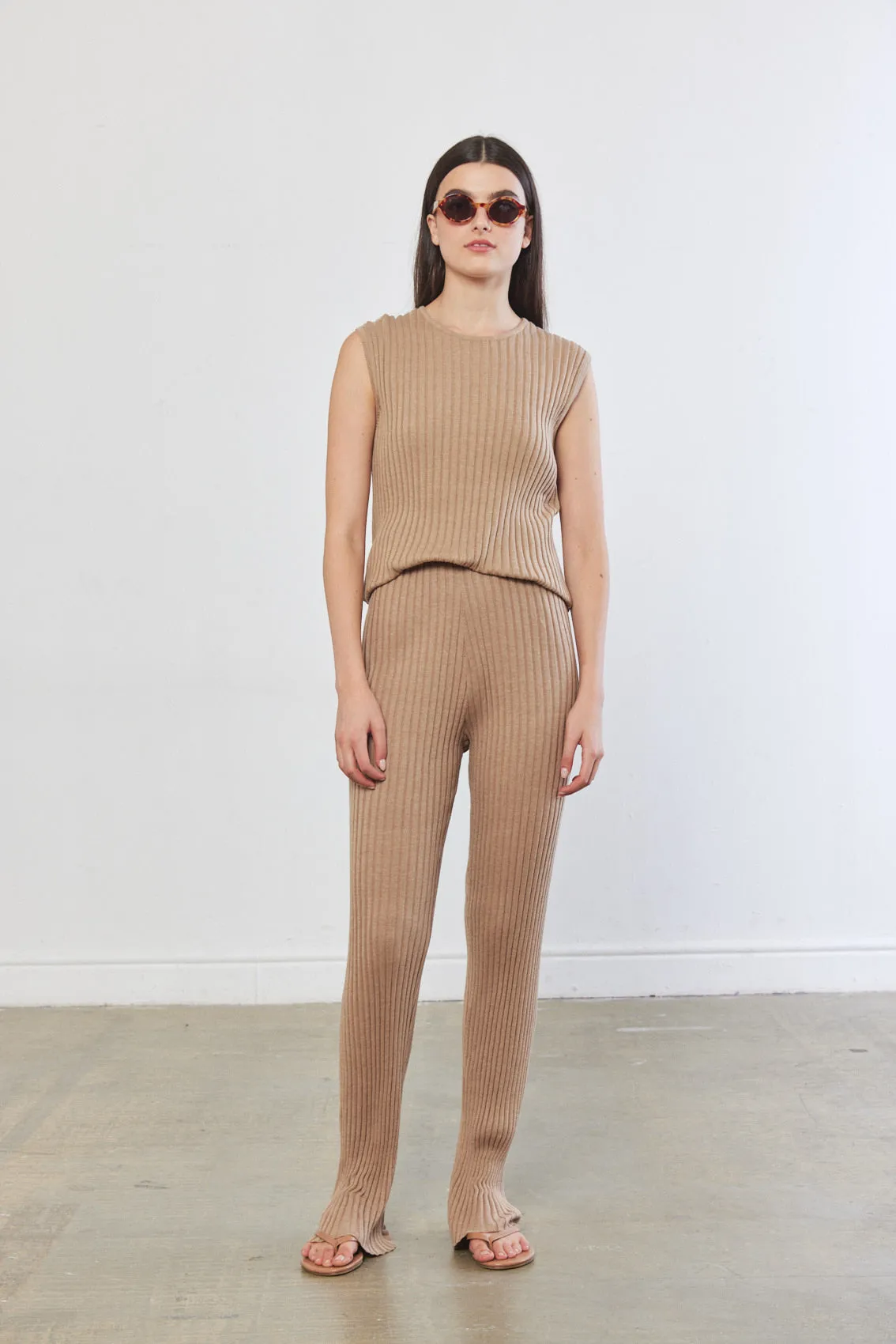 Knitted Straight Pants sold by Dé Rococo
