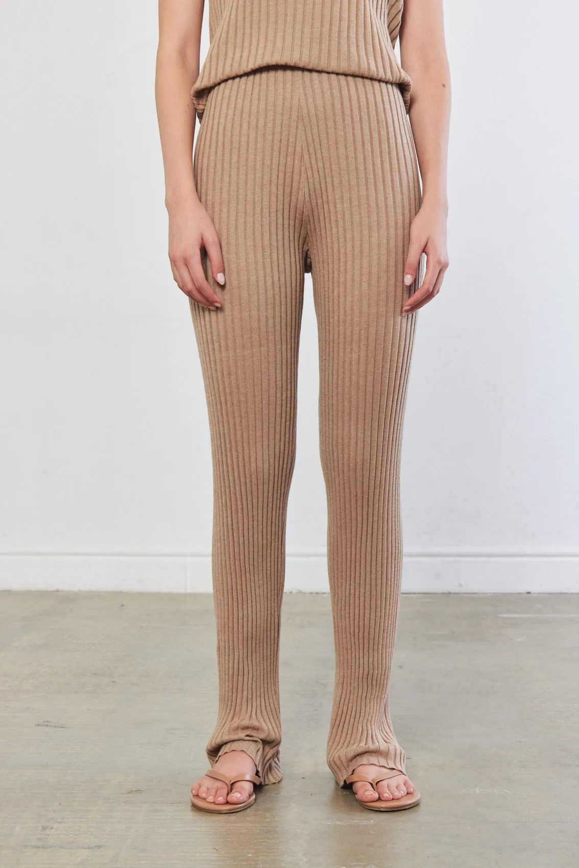 Knitted Straight Pants sold by Dé Rococo product image thumbnail 2