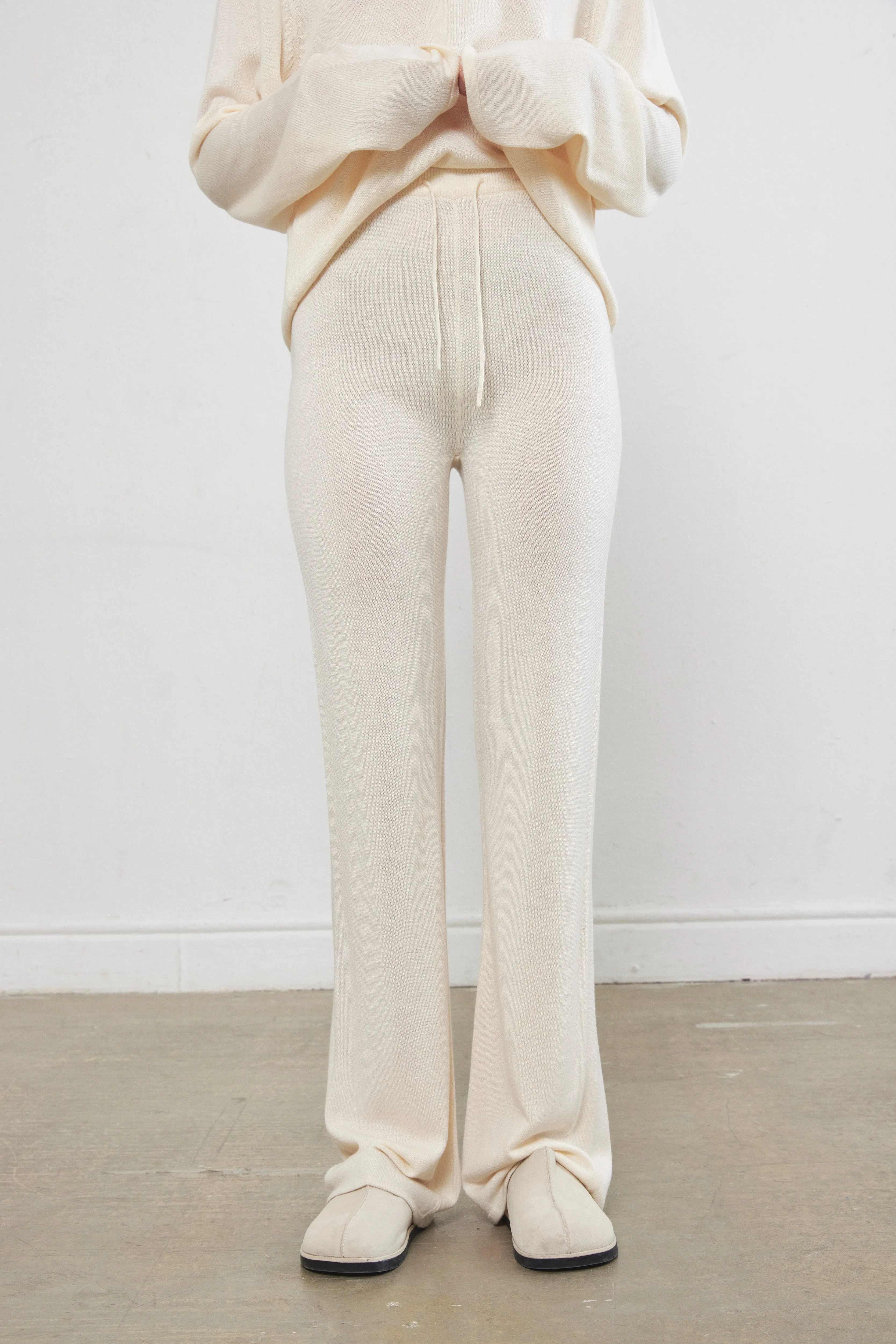 Knitted Flowy Pants sold by Dé Rococo product image thumbnail 2