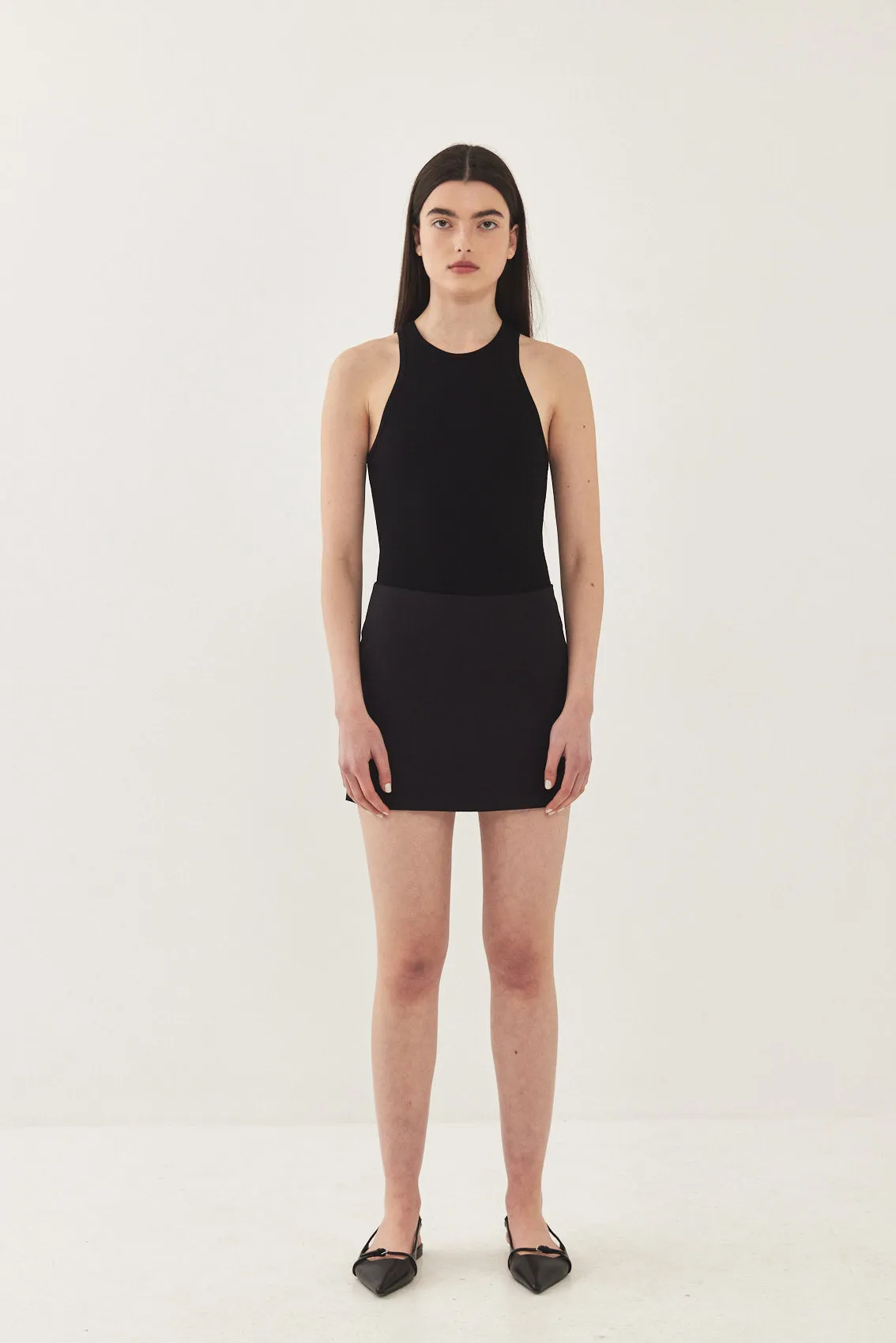 Open Back Ribbed Bodysuit sold by Dé Rococo product image thumbnail 2