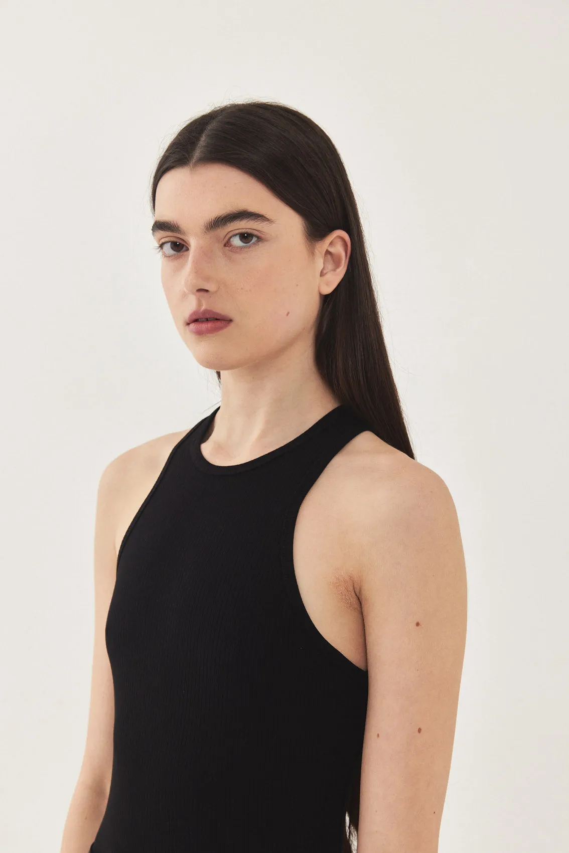 Open Back Ribbed Bodysuit sold by Dé Rococo product image thumbnail 5