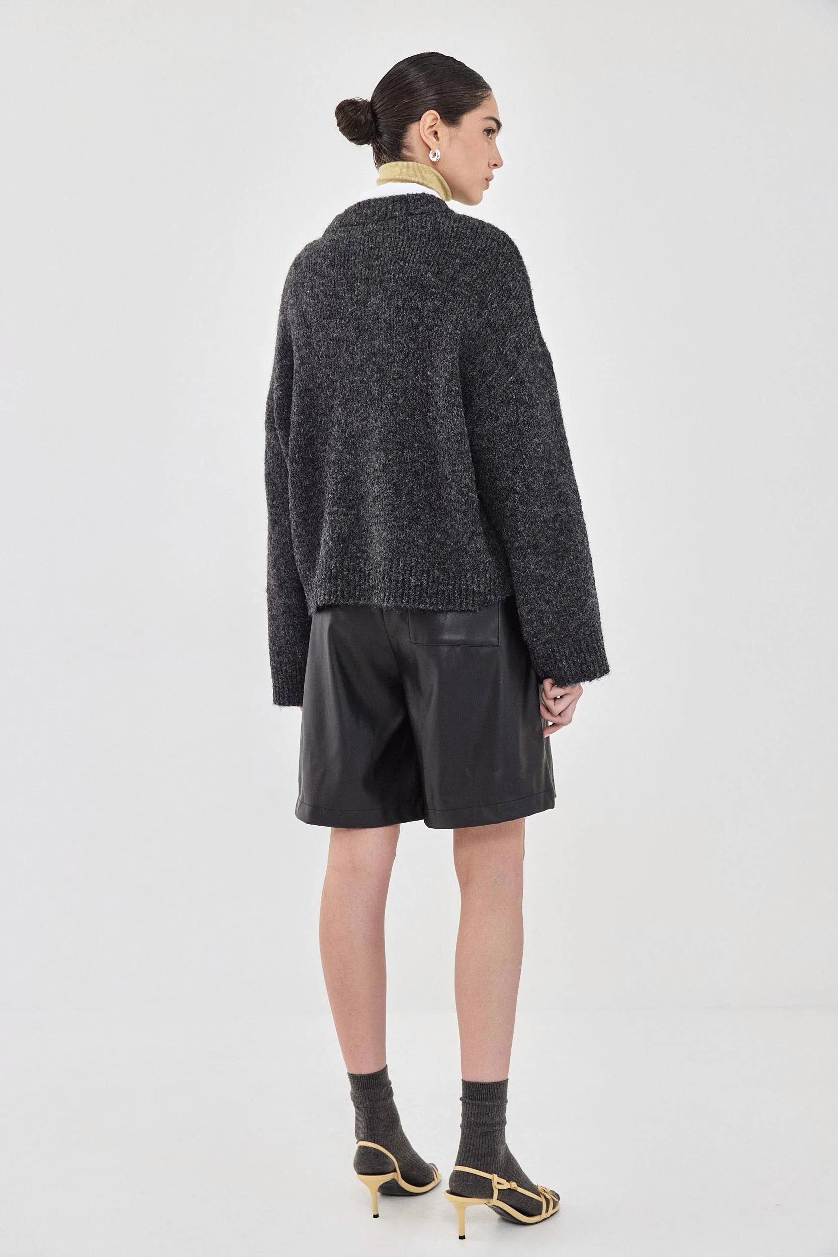 Vegan Leather Bermuda sold by Dé Rococo product image thumbnail 5