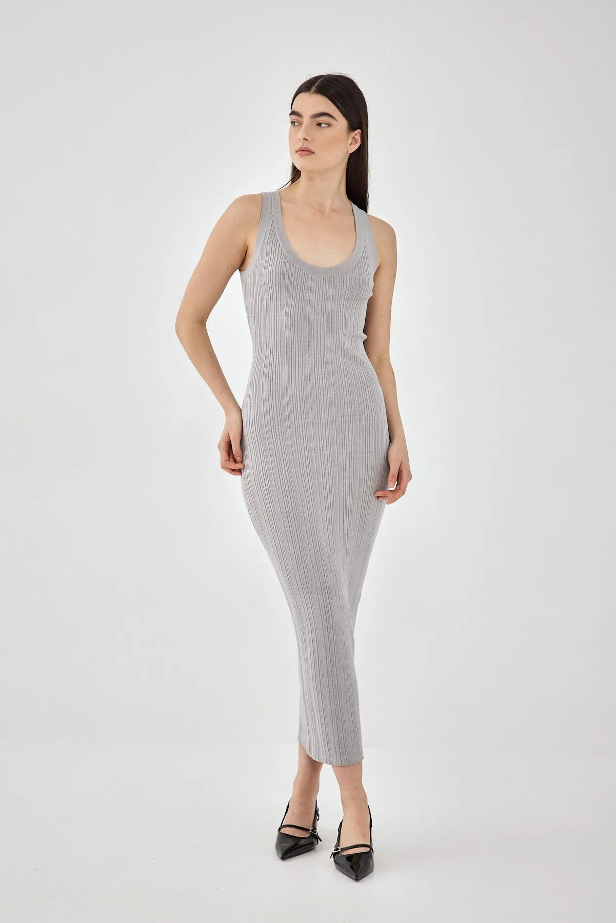 Ribbed Tight Knit Dress sold by Dé Rococo