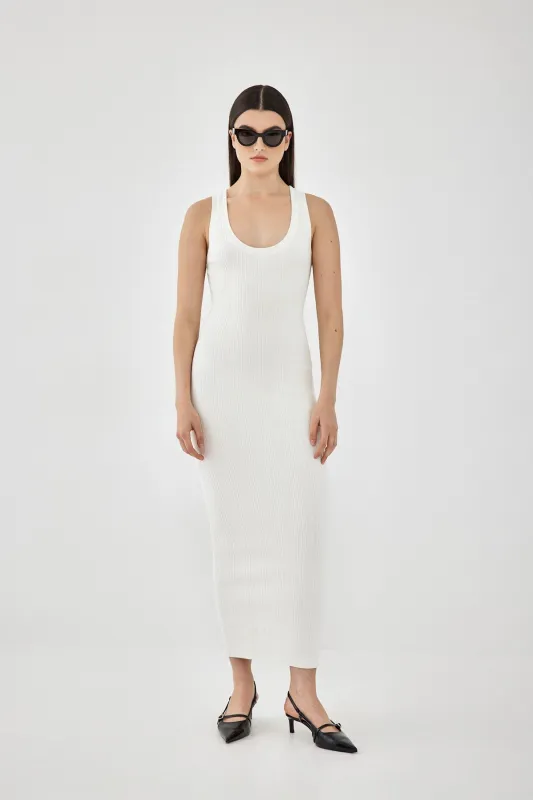 Ribbed Tight Knit Dress made by Dé Rococo