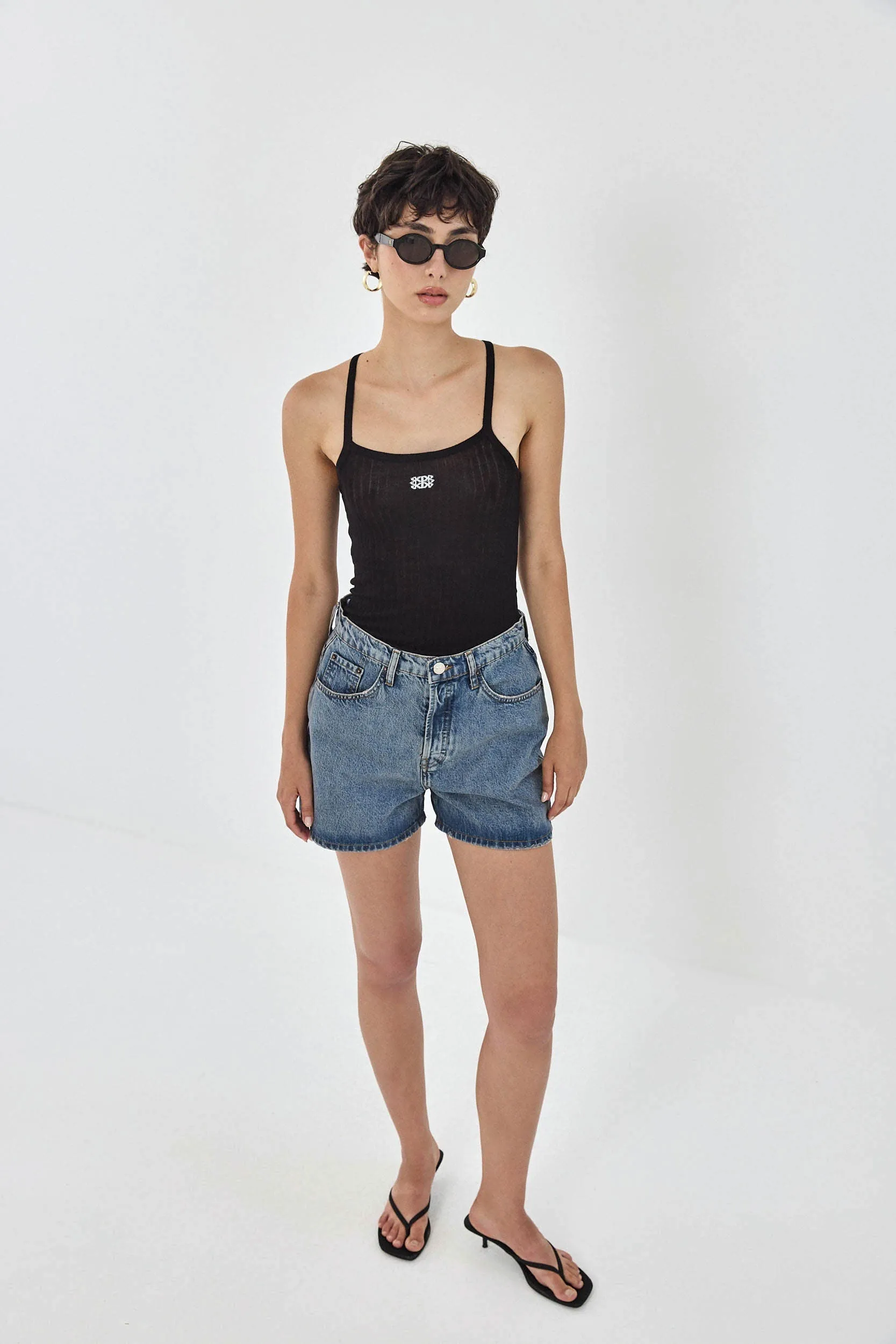 Baggy Denim Shorts sold by Dé Rococo product image thumbnail 3