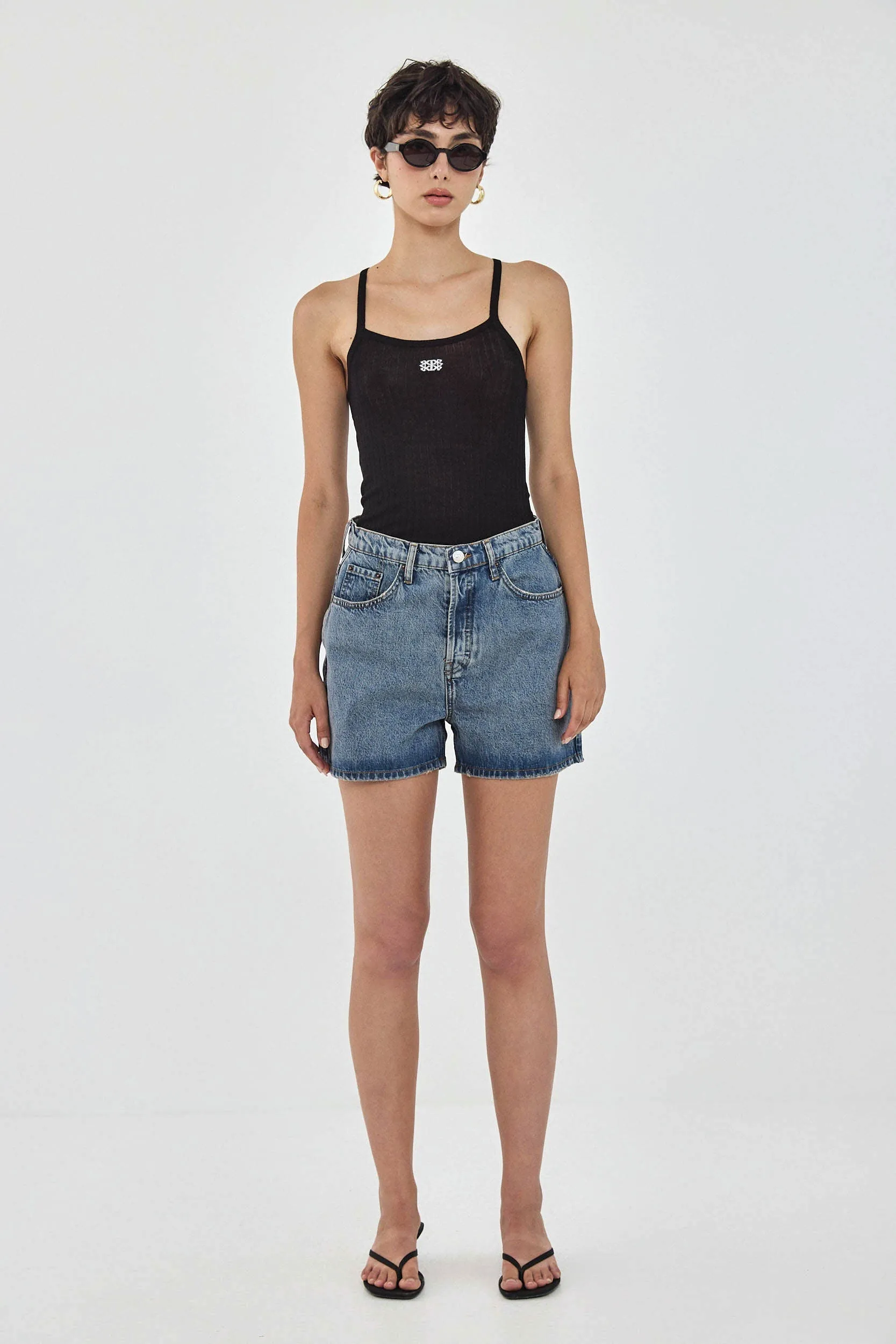 Baggy Denim Shorts sold by Dé Rococo