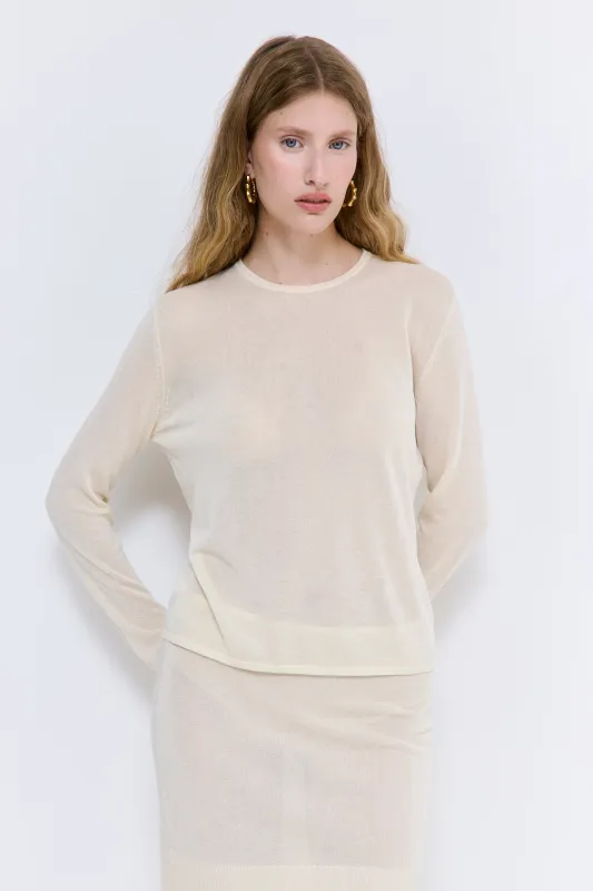 Sheer Loose Tee made by Dé Rococo
