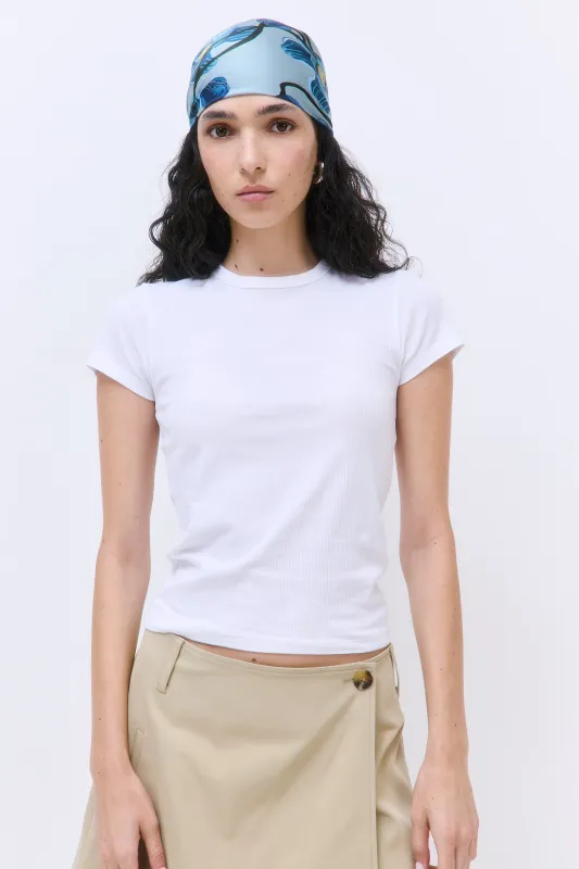 Classic Ribbed Fitted T Shirt made by Dé Rococo