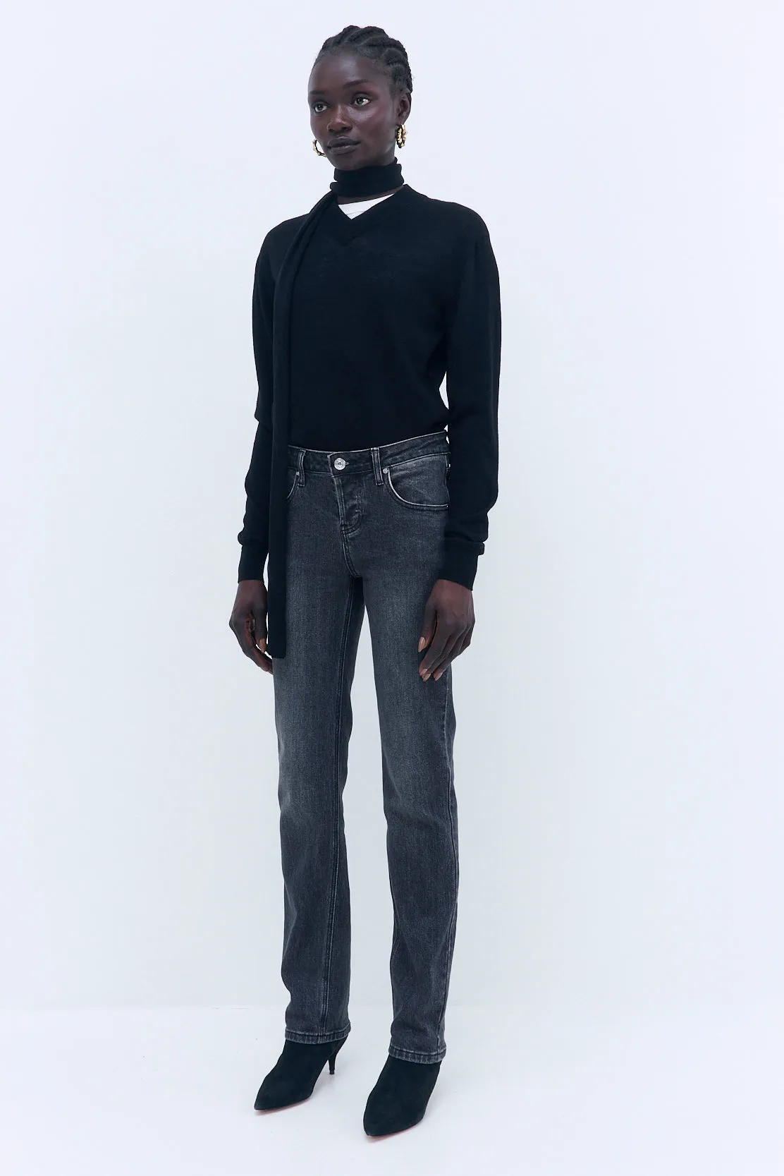 No.18| Mid Rise Fitted Denim sold by Dé Rococo product image thumbnail 4