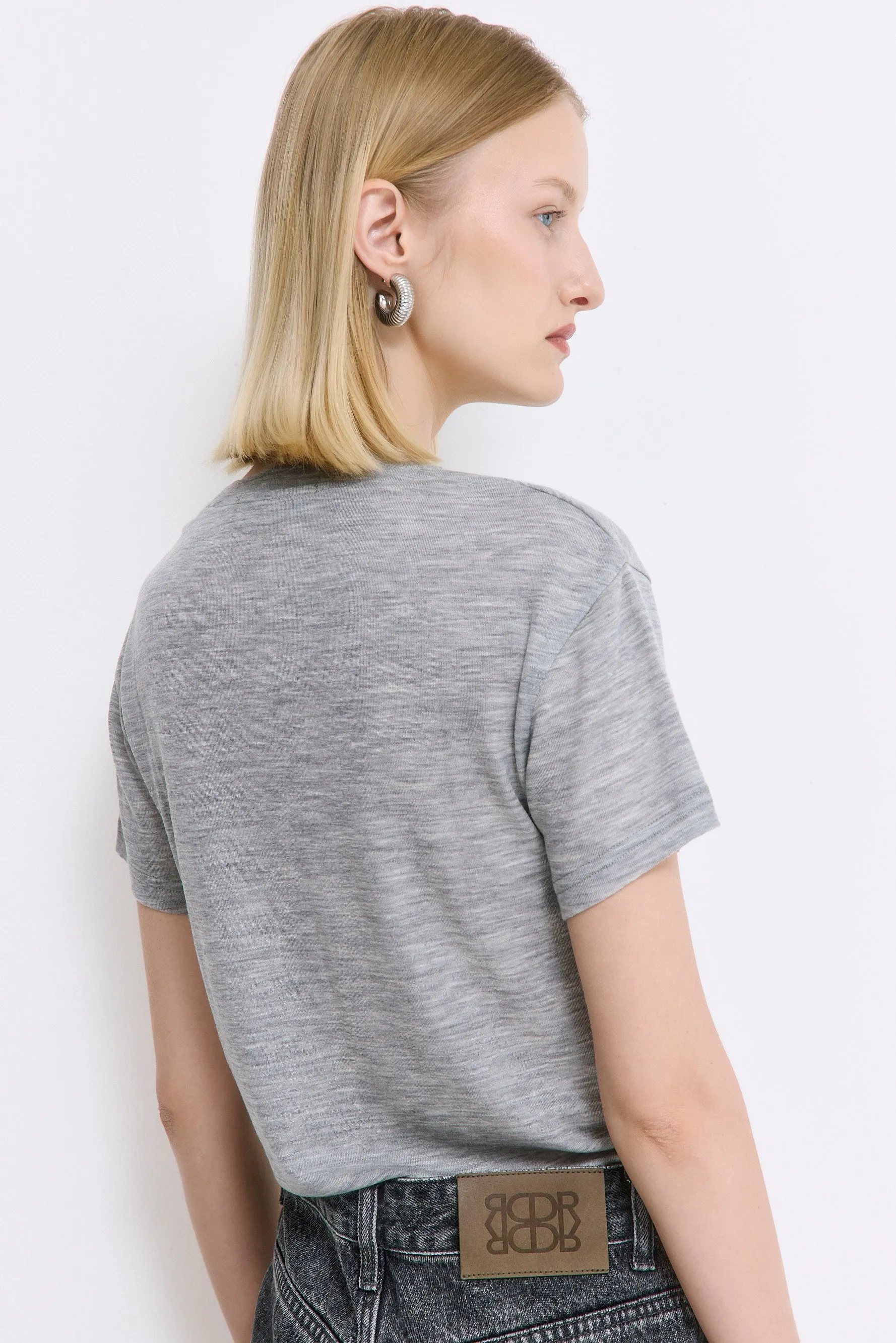 Wool T Shirt sold by Dé Rococo product image thumbnail 5