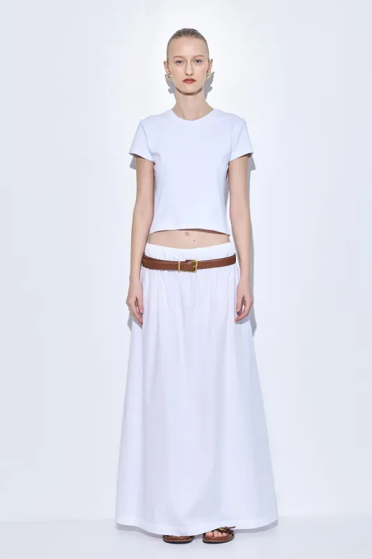 Poplin Volume Maxi Skirt made by Dé Rococo