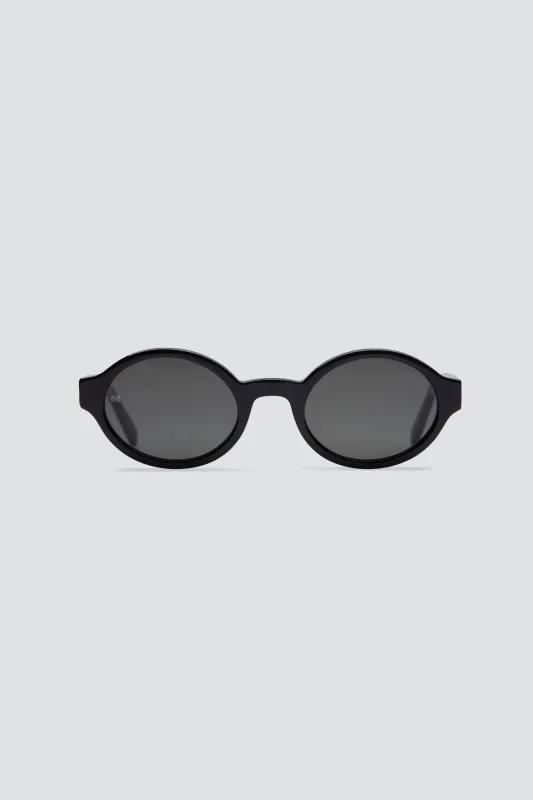 Round Black Sunglasses made by Dé Rococo