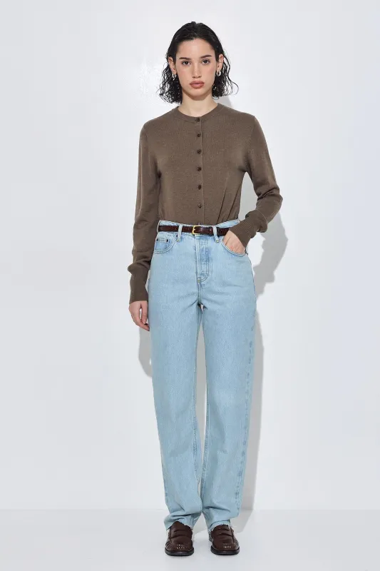 No.6| High Waisted Straight Full Length Denim made by Dé Rococo