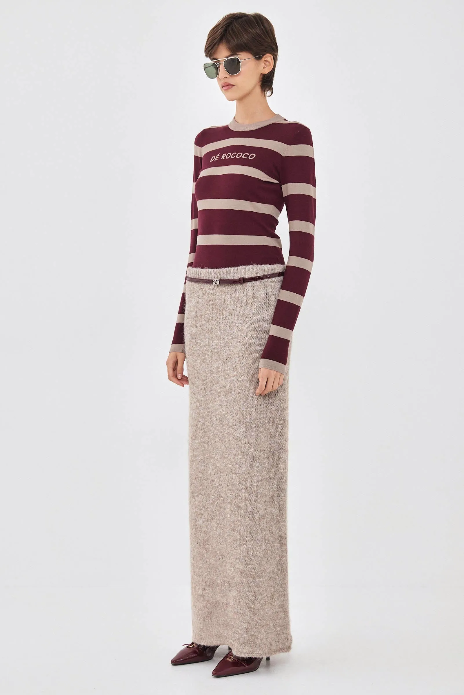 Fuzzy Maxi Skirt sold by Dé Rococo product image thumbnail 4