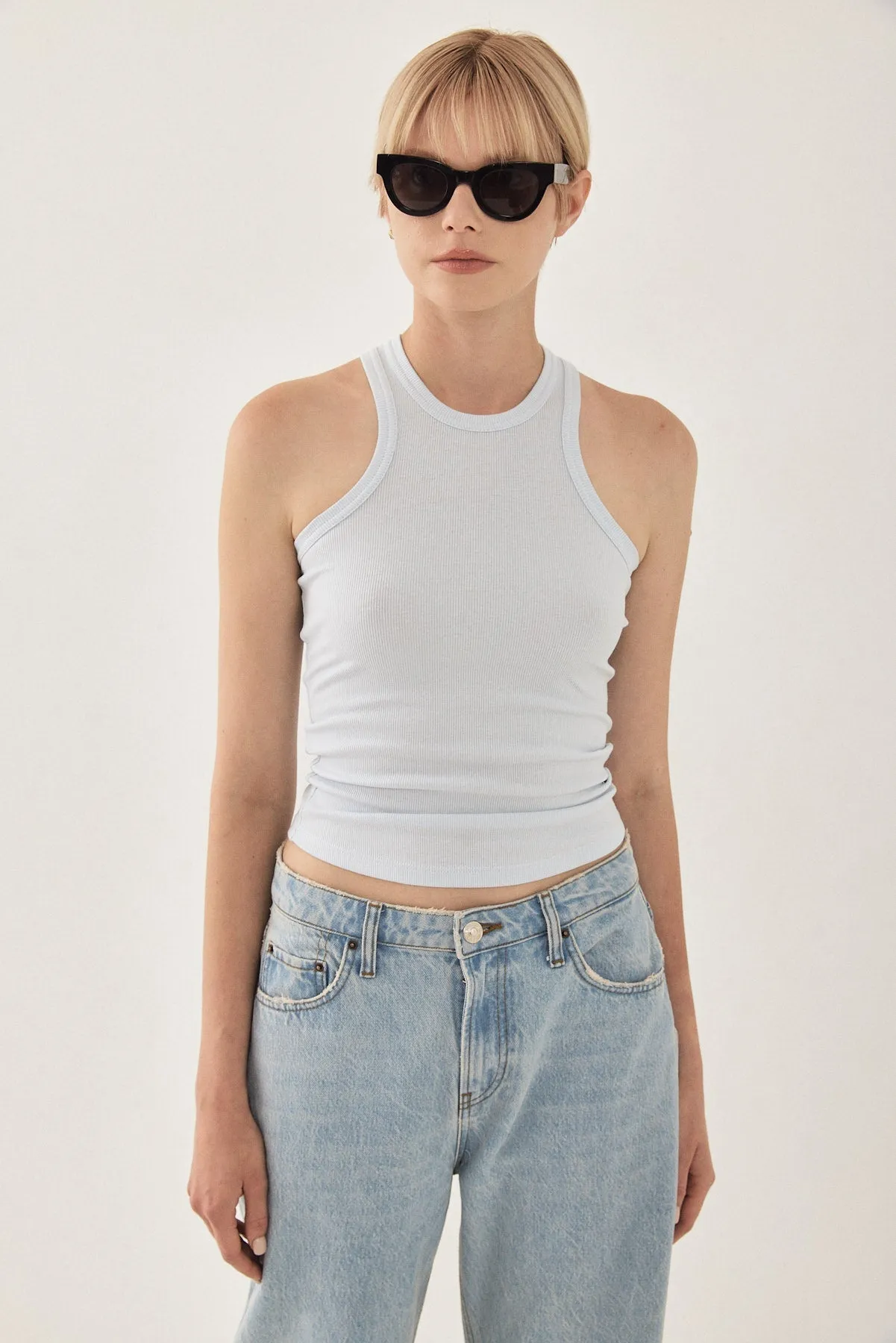 Racerback Ribbed Top sold by Dé Rococo