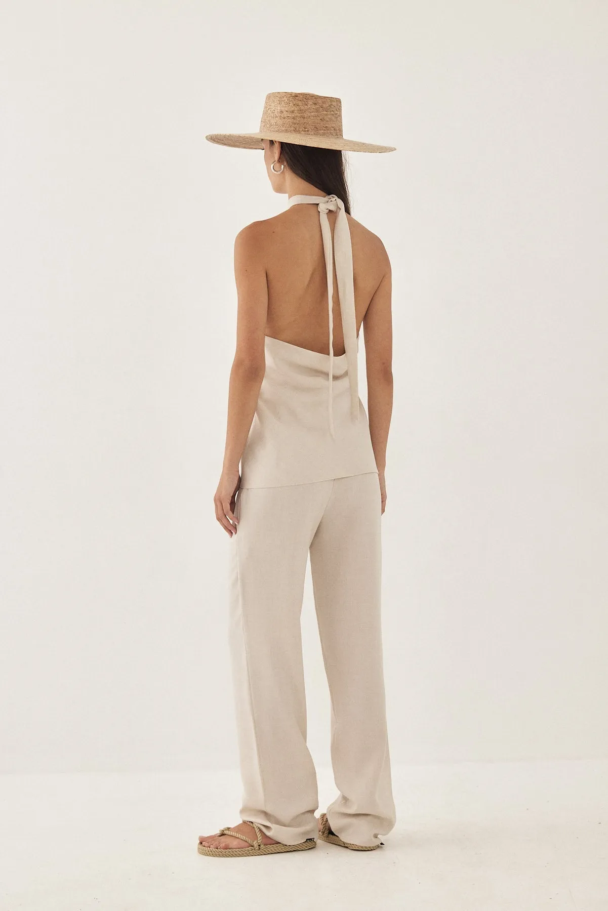 Crossover Open Back Tank Top sold by Dé Rococo product image thumbnail 5
