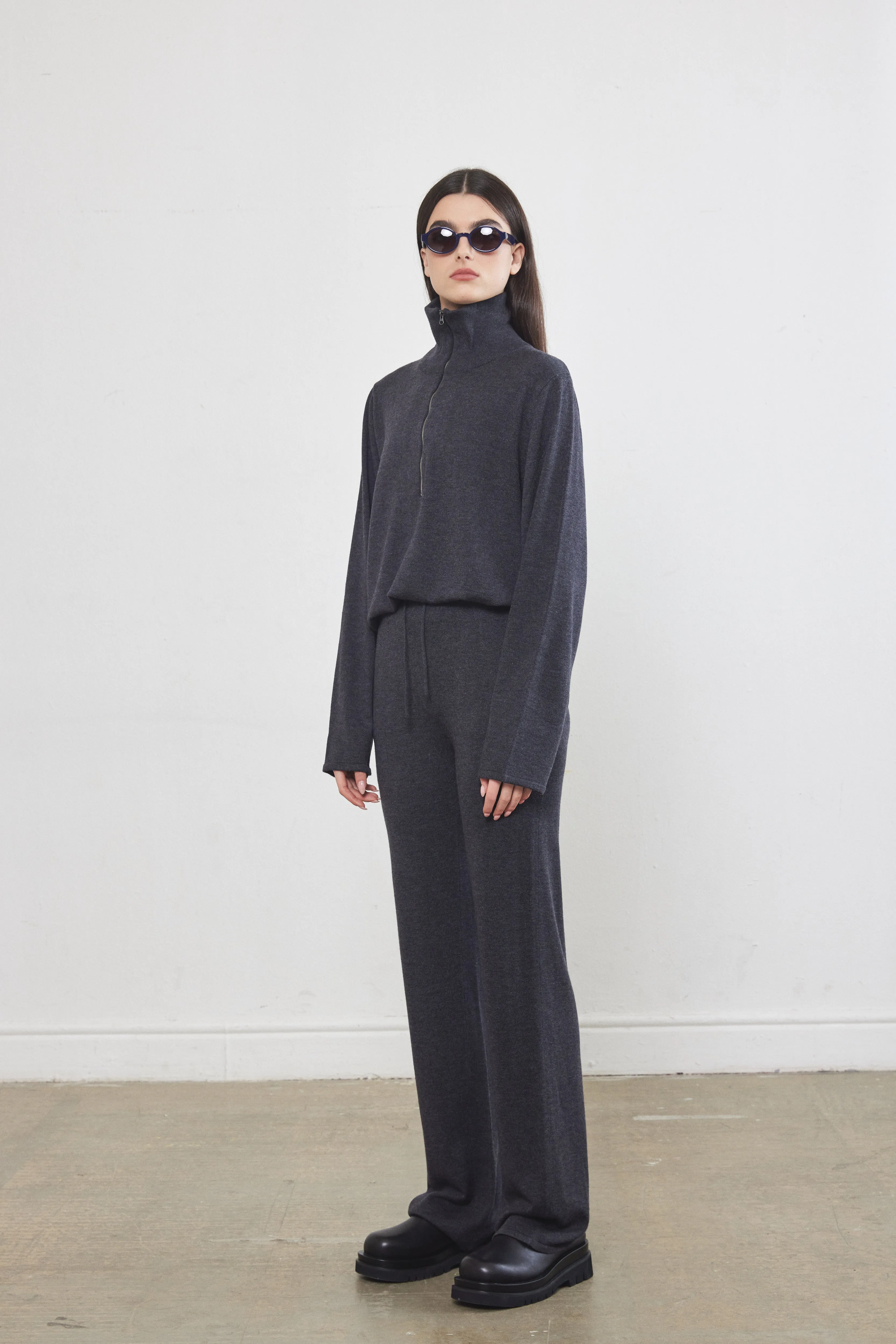 Knitted Flowy Pants sold by Dé Rococo product image thumbnail 3